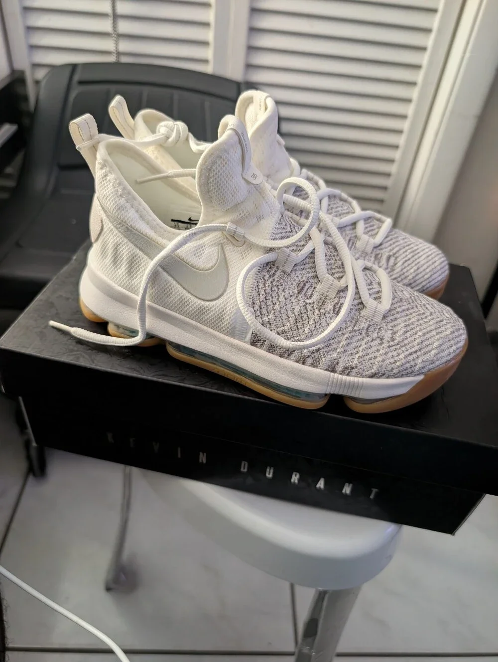 Nike Boys Zoom KD 9 GS Basketball Shoe Kevin Durant Shoes 855908 098 Youth 4Y
